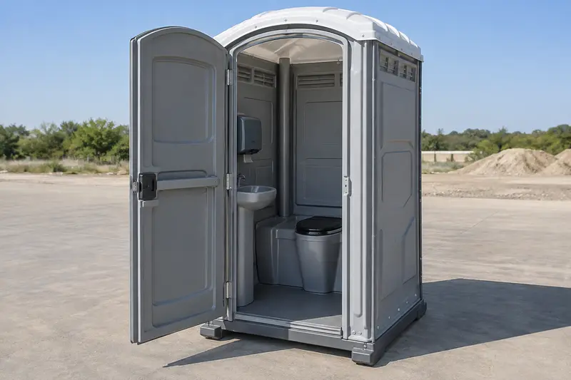 Upgraded portable toilet cabin