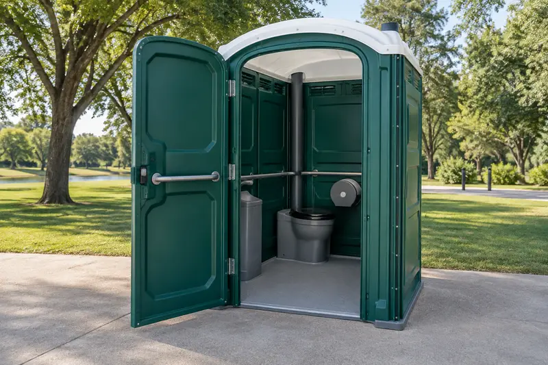 Accessible portable toilet equipment